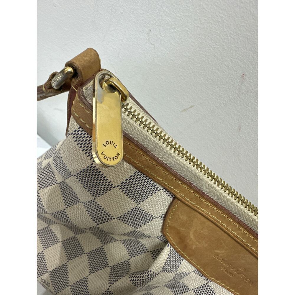 Louis Vuitton Damier Azur Canvas Shoulder Bag - Fair Condition - Picture 6 of 8